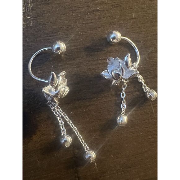925 Sterling Silver Dangle Earrings - Picture 1 of 3